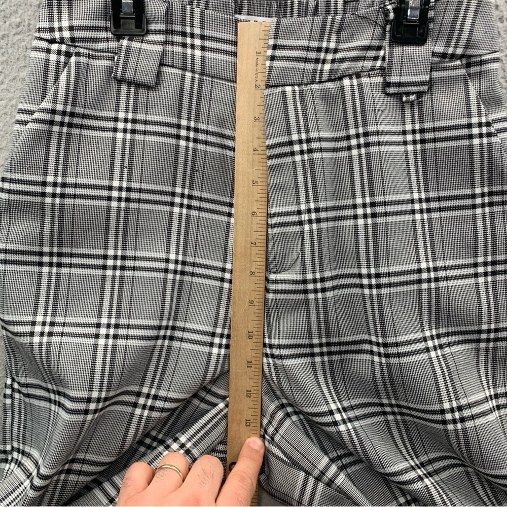 I.AM.GIA High Waist Plaid Cobain Pants Joggers Black White Tartan Women’s Size M - Picture 4 of 13